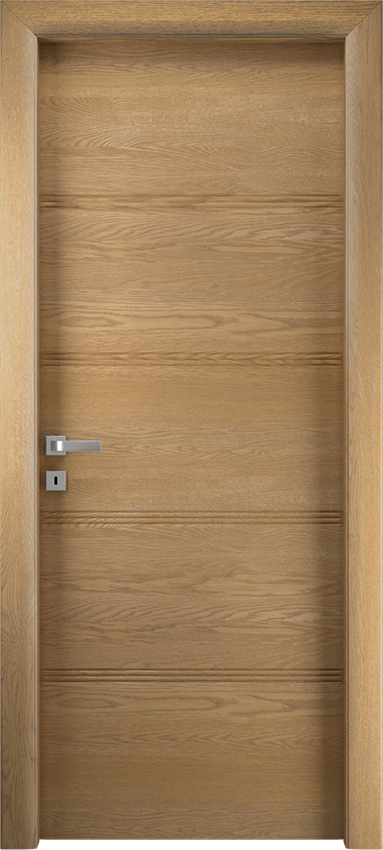 Interior swinging door QUADRONDA 4/O/3/INC, Io di Garofoli - Silk oak - Garofoli