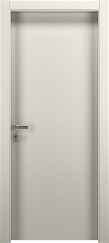 Interior swinging door PIA 1L, Patio - Ral 9010 - Garofoli