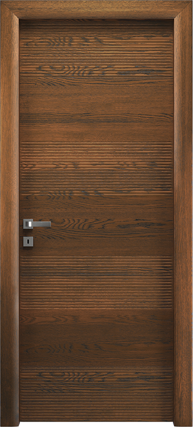 Porta da interni a battente PANONDA 4/D, Io2023 - Rovere whisky - Garofoli