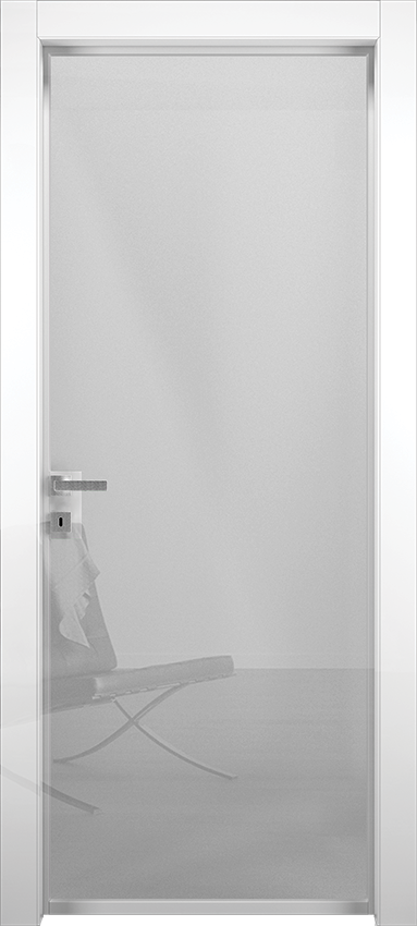 Interior swinging door IVE 1V 50, Milia - Glossy white lacquered - Garofoli