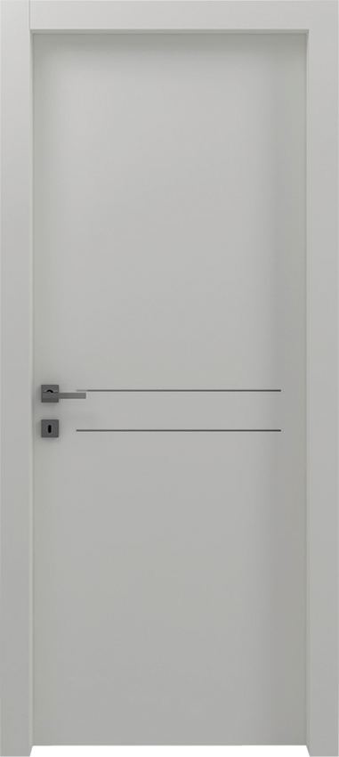 Interior swinging door DUFIA 1/L/2/F, Gdesigner - White lacquered - Garofoli