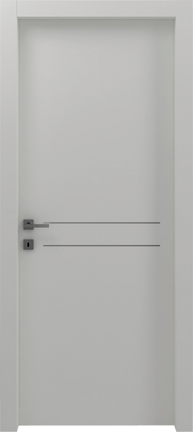 Interior swinging door DUFIA 1/L/2/F, Gdesigner - White lacquered - Garofoli