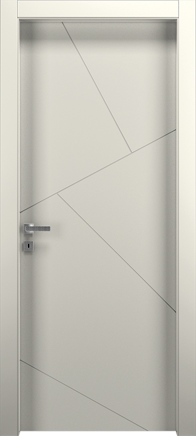 Interior swinging door PISIA 1LMS, Patio - Ral 9010 - Garofoli