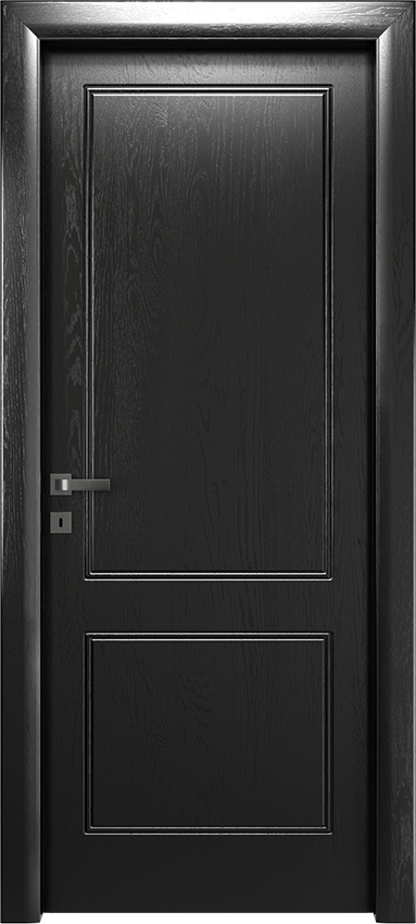 Interior swinging door BIONDA 2/B, Io di Garofoli - Deep black oak - Garofoli