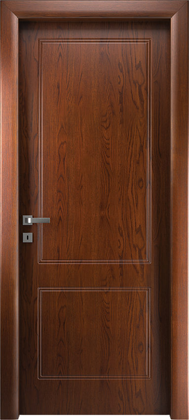 Interior swinging door BIONDA 2/B, Io di Garofoli - Oak tobacco - Garofoli