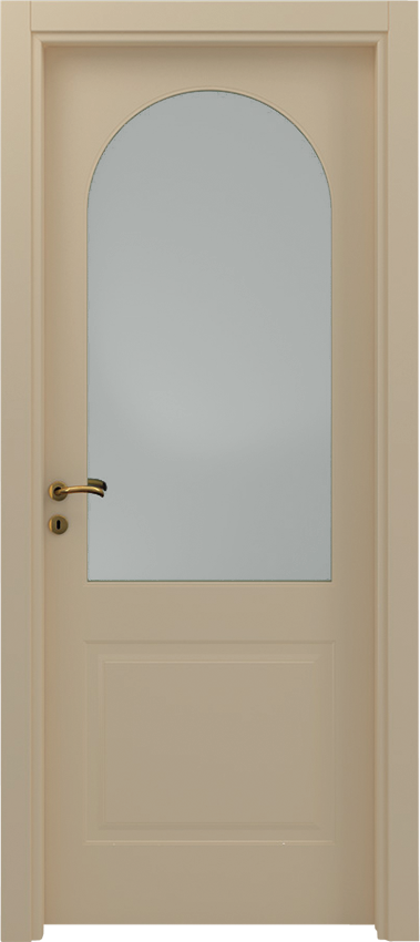 Interior swinging door MALVA 1/B/1/V/A, Mirabilia - Ivory lacquered - Garofoli