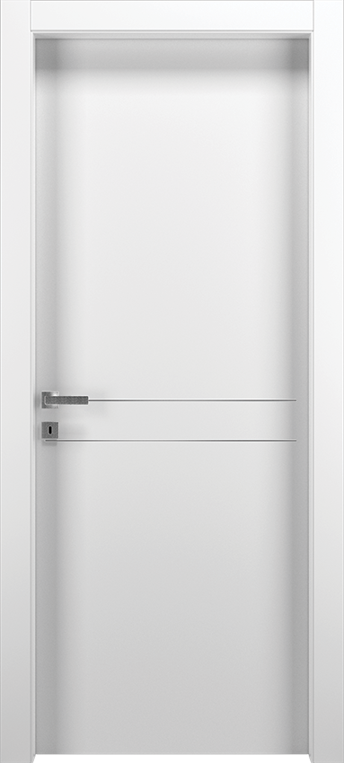 Interior swinging door DUTIO 2F, Patio - White lacquered - Garofoli