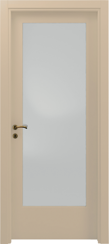 Interior swinging door BILA 1/V, Mirabilia - Dove grey lacquer - Garofoli