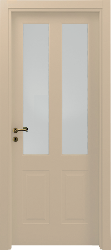 Interior swinging door NITA 2/B/2/V, Mirabilia - Dove grey lacquer - Garofoli