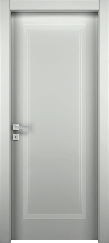 Interior swinging door MIUNO 1B 50, Milia - Ral 7035 - Garofoli