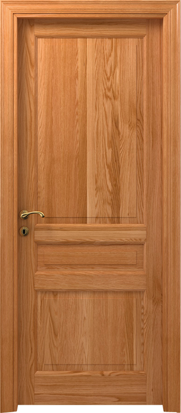 Porta da interni a battente 3/B, Classica - Rovere naturale - Garofoli