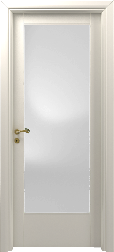 Interior swinging door GERA 1/V, Sublimia - Ral 9001 - Garofoli