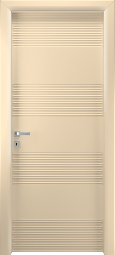 Porta da interni a battente PANONDA 4/D, Io2023 - Laccato avorio - Garofoli