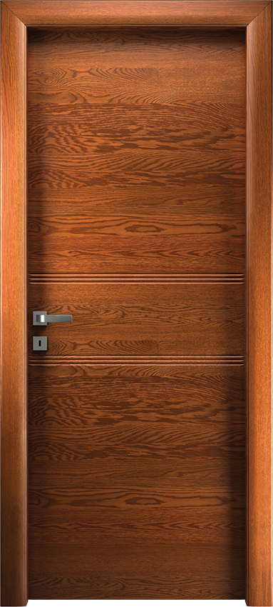 Porta da interni a battente DUEONDA 2/O/3/INC, Io2023 - Rovere teak - Garofoli