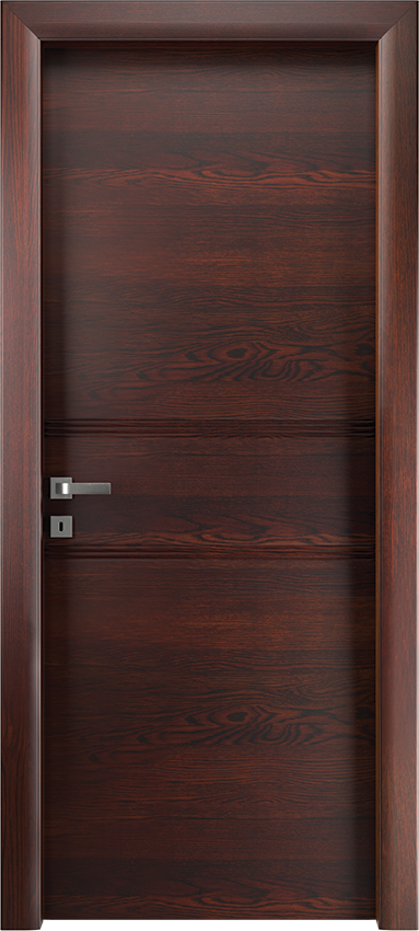 Interior swinging door DUEONDA 2/O/3/INC, Io di Garofoli - Oak wenge' - Garofoli