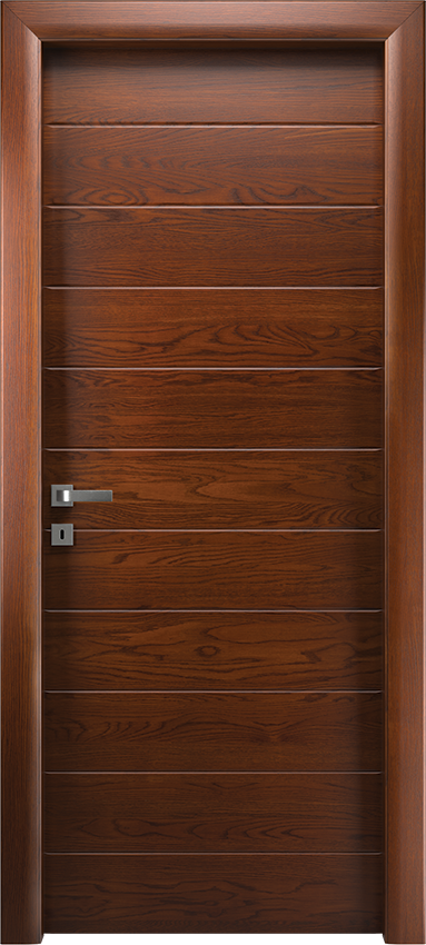 Interior swinging door DECA 10/INC, Io di Garofoli - Oak tobacco - Garofoli