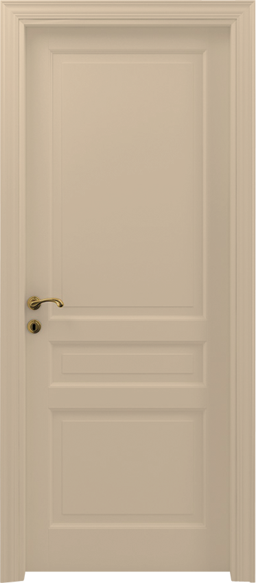 Interior swinging door 3/B, Classica - Dove grey lacquered - Garofoli