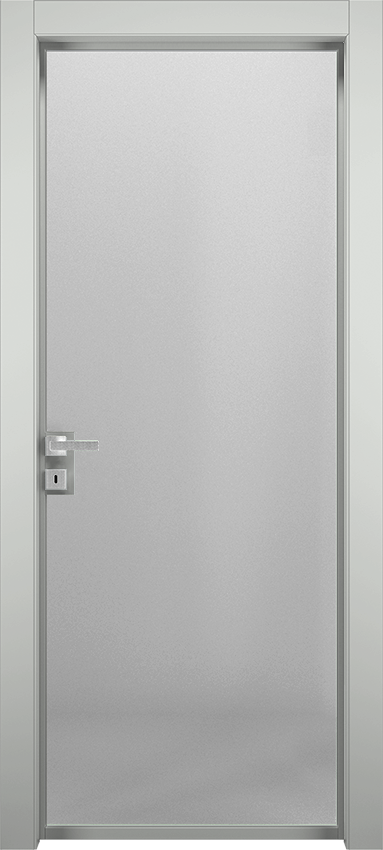 Porta da interni a battente IVE 1V 50, Milia - Laccato ral7035 - Garofoli