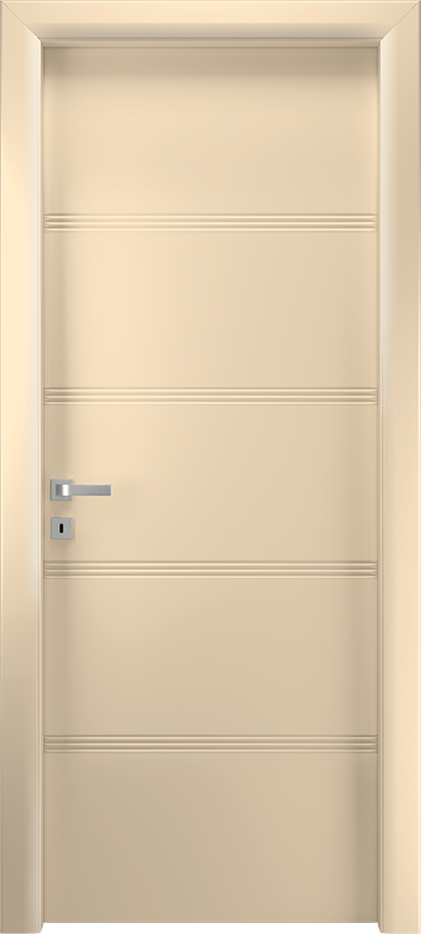 Interior swinging door QUADRONDA 4/O/3/INC, Io di Garofoli - Ivory lacquered - Garofoli