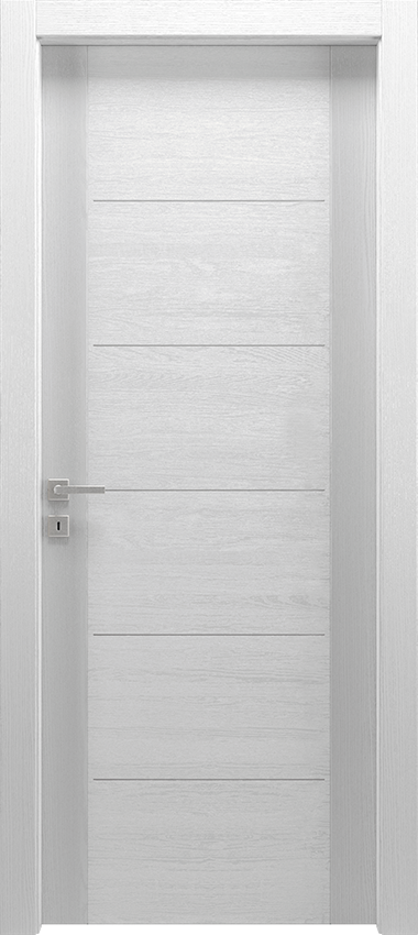 Porta da interni a battente 5/F/2015, Mirawood - Rovere bianco a poro aperto - Garofoli