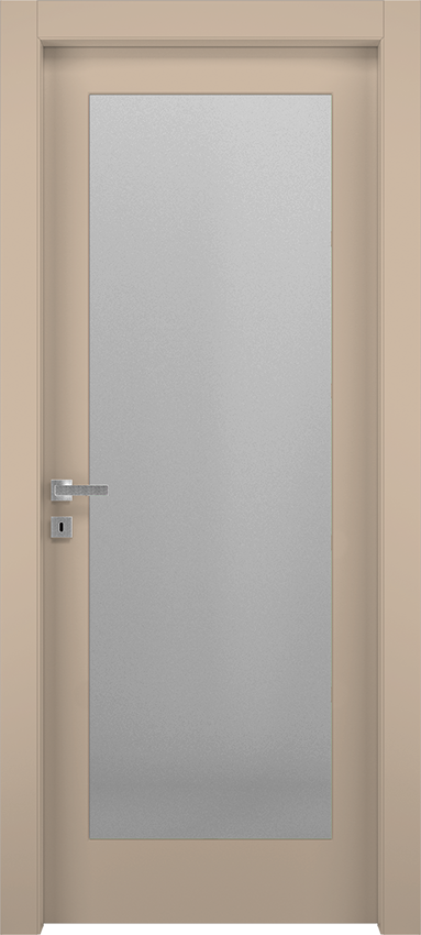 Interior swinging door MIVV 1V 50, Milia - Dove grey lacquered - Garofoli