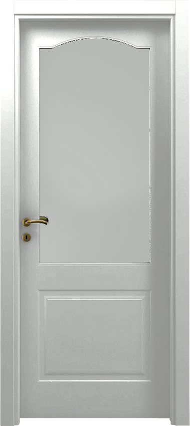 Porta da interni a battente SIRA 1/B/1/V/C, Mirabilia - Laccato ral7035 - Garofoli