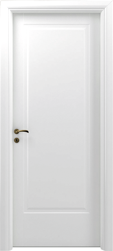 Interior swinging door BARNABA 1/B, Sublimia - White lacquered - Garofoli