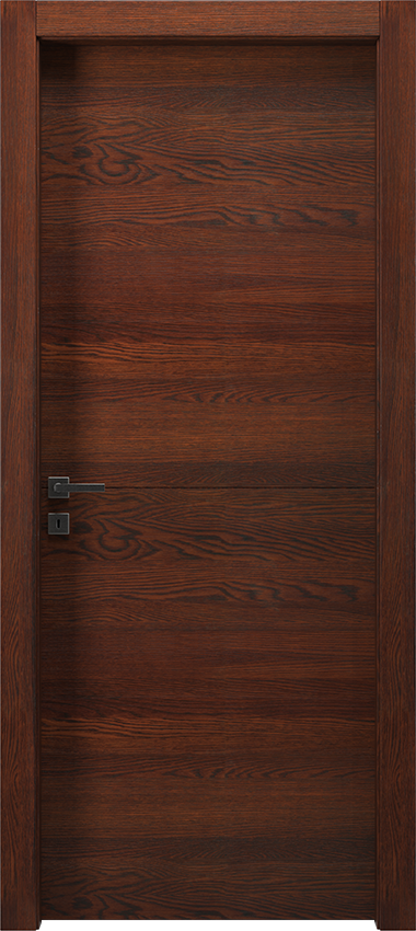 Porta da interni a battente 1/R, Mirawood - Rovere wenge' - Garofoli