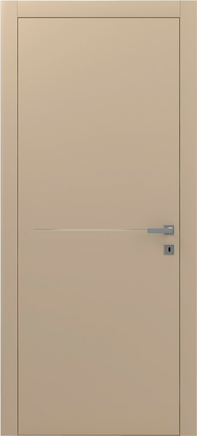 Interior swinging door SPATIO UNO 1/F, Poema - Ivory lacquered - Garofoli