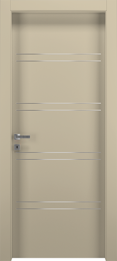 Interior swinging door LUTIO 8F, Patio - Ivory lacquered - Garofoli