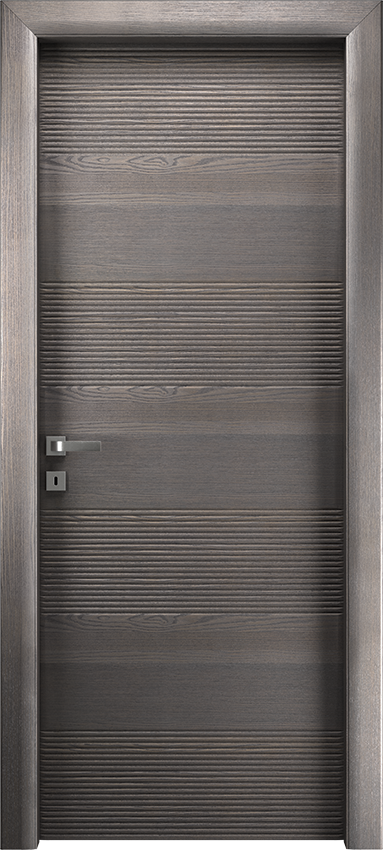 Interior swinging door PANONDA 4/D, Io di Garofoli - Oak stone - Garofoli