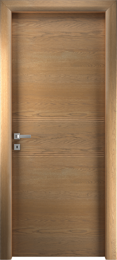 Interior swinging door DUEONDA 2/O/3/INC, Io di Garofoli - Hot oak - Garofoli