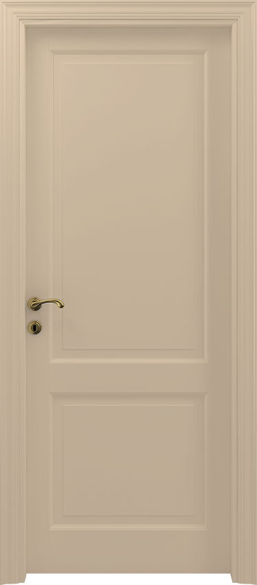 Interior swinging door 2/B, Classica - Dove grey lacquered - Garofoli