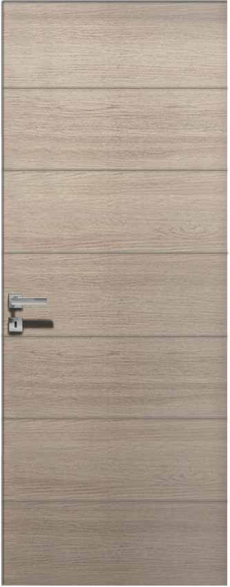 Porta da interni a battente 7/PA/L LEGNO PORTA FILOMURO, Filomuro - Rovere ice - Garofoli