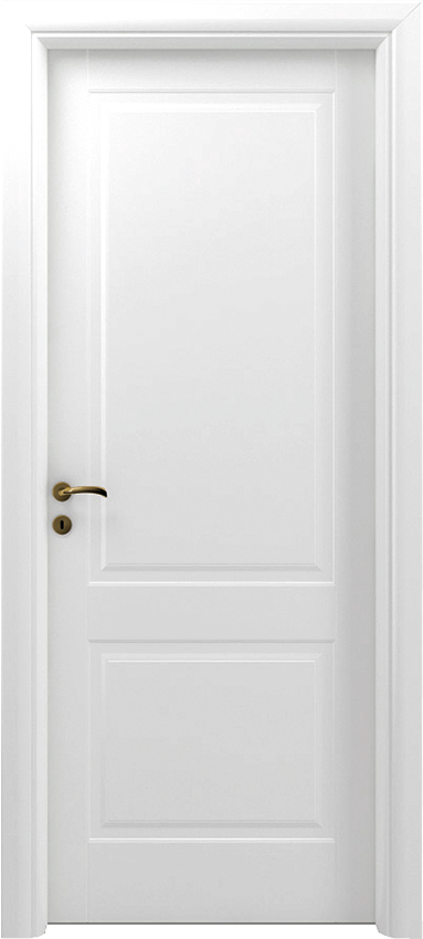 Interior swinging door GUALA 2/B, Sublimia - White lacquered - Garofoli