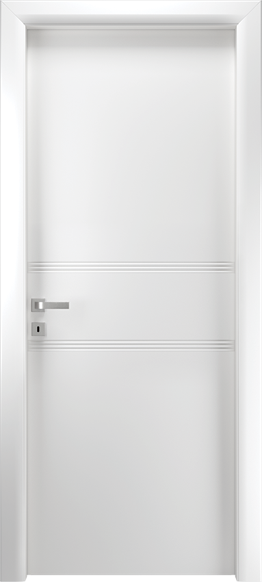 Interior swinging door DUEONDA 2/O/3/INC, Io di Garofoli - White lacquered - Garofoli