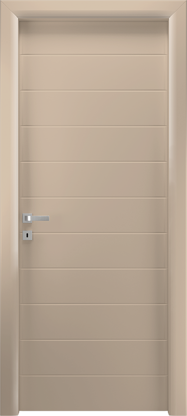 Interior swinging door DECA 10/INC, Io di Garofoli - Dove grey lacquered - Garofoli