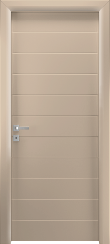 Interior swinging door DECA 10/INC, Io di Garofoli - Dove grey lacquered - Garofoli