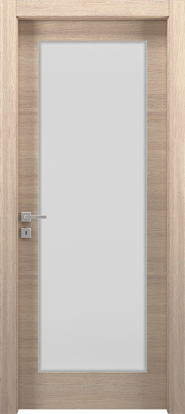 Porta da interni a battente 1/V, Mirawood - Rovere ice - Garofoli