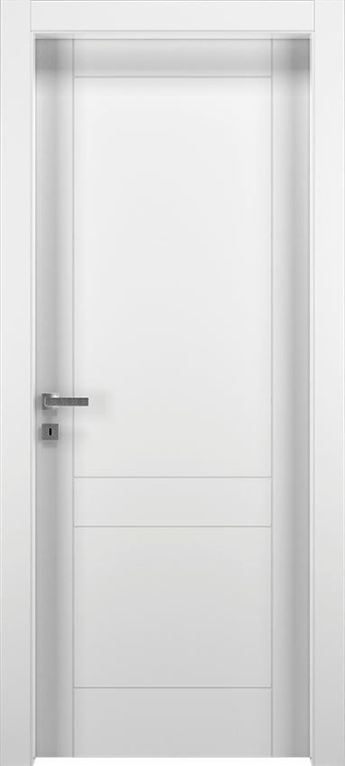 Interior swinging door PANDUA 2D, Patio - White lacquered - Garofoli