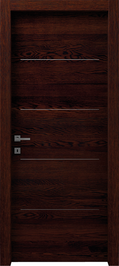 Interior swinging door MISA 1/L/4/F, Gdesigner - Oak wenge' - Garofoli