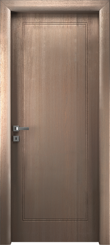 Interior swinging door UNIONDA 1/B, Io di Garofoli - Oak clay grey - Garofoli