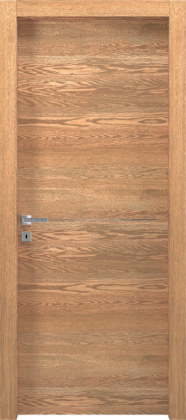 Porta da interni a battente ROTIA 1/L/1/F, Gdesigner - Rovere seta - Garofoli