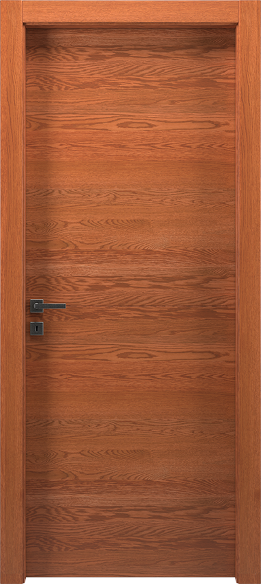 Anschlagene tür 1/R, Mirawood - Rovere teak - Garofoli