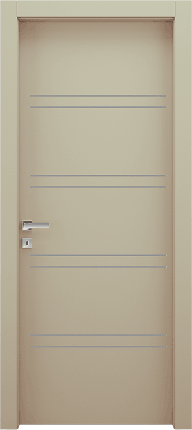 Interior swinging door 8/F, Miraquadra - Ivory lacquered - Garofoli
