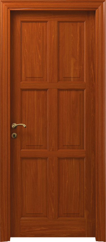 Interior swinging door 6/B, Classica - Satin finish - Garofoli