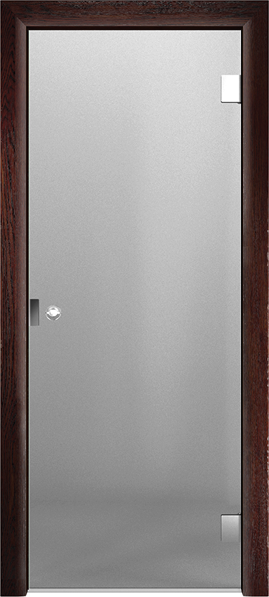 Interior swinging door TUTTOVETRO 1/T/V, Io di Garofoli - Oak dark leather - Garofoli