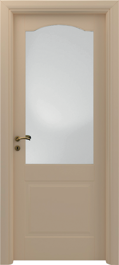Interior swinging door CROSARA 1/B/1/V/C, Sublimia - Ivory lacquered - Garofoli
