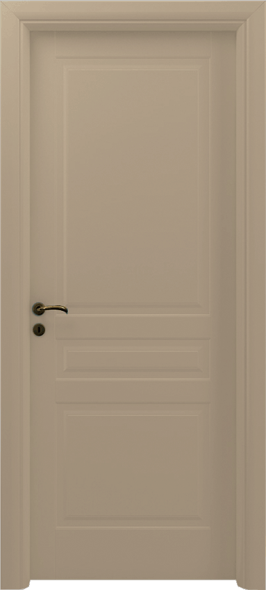 Interior swinging door TRIORA 3/B, Sublimia - Dove grey lacquered - Garofoli