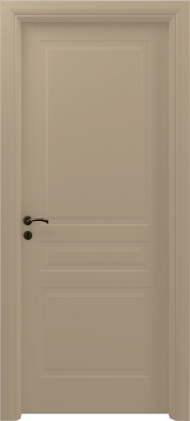 Interior swinging door TRIORA 3/B, Sublimia - Dove grey lacquered - Garofoli